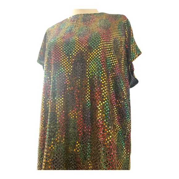 Vintage disco sparkly top. Fits like a M/L - Picture 3 of 16